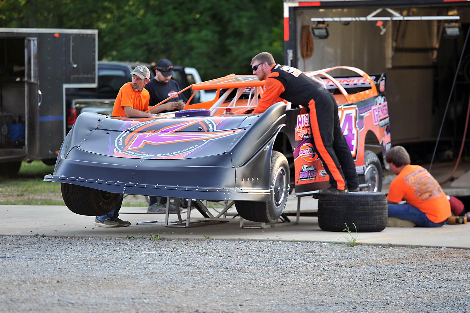 A scene from Boyd's Speedway