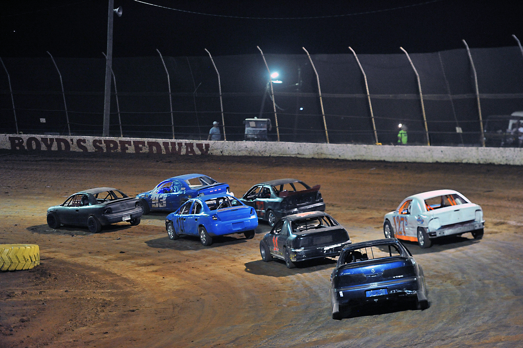 Before and after the races, spectators can meet the drivers.