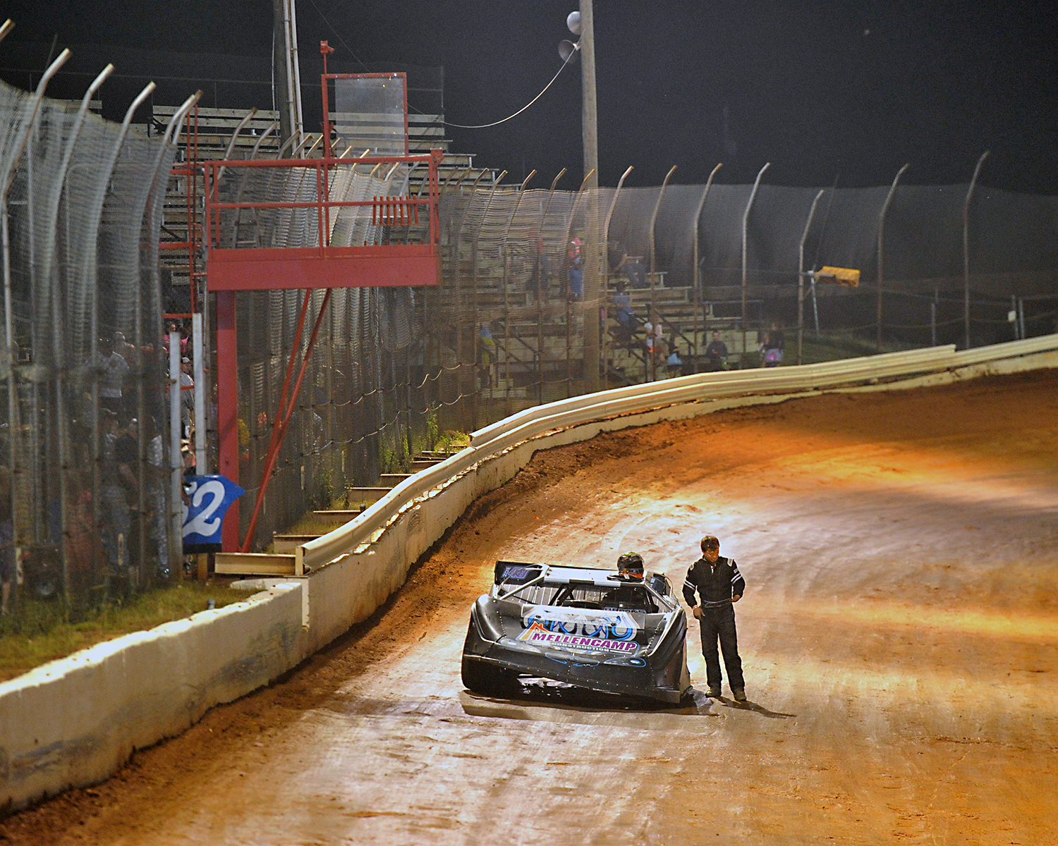 Boyd's Speedway's clay track ensures that no two races are the same, with weather conditions impacting the outcome. A drier track means slower speeds as the cars struggle more for traction. Boyd's hosts races most Saturday nights and some Fridays.