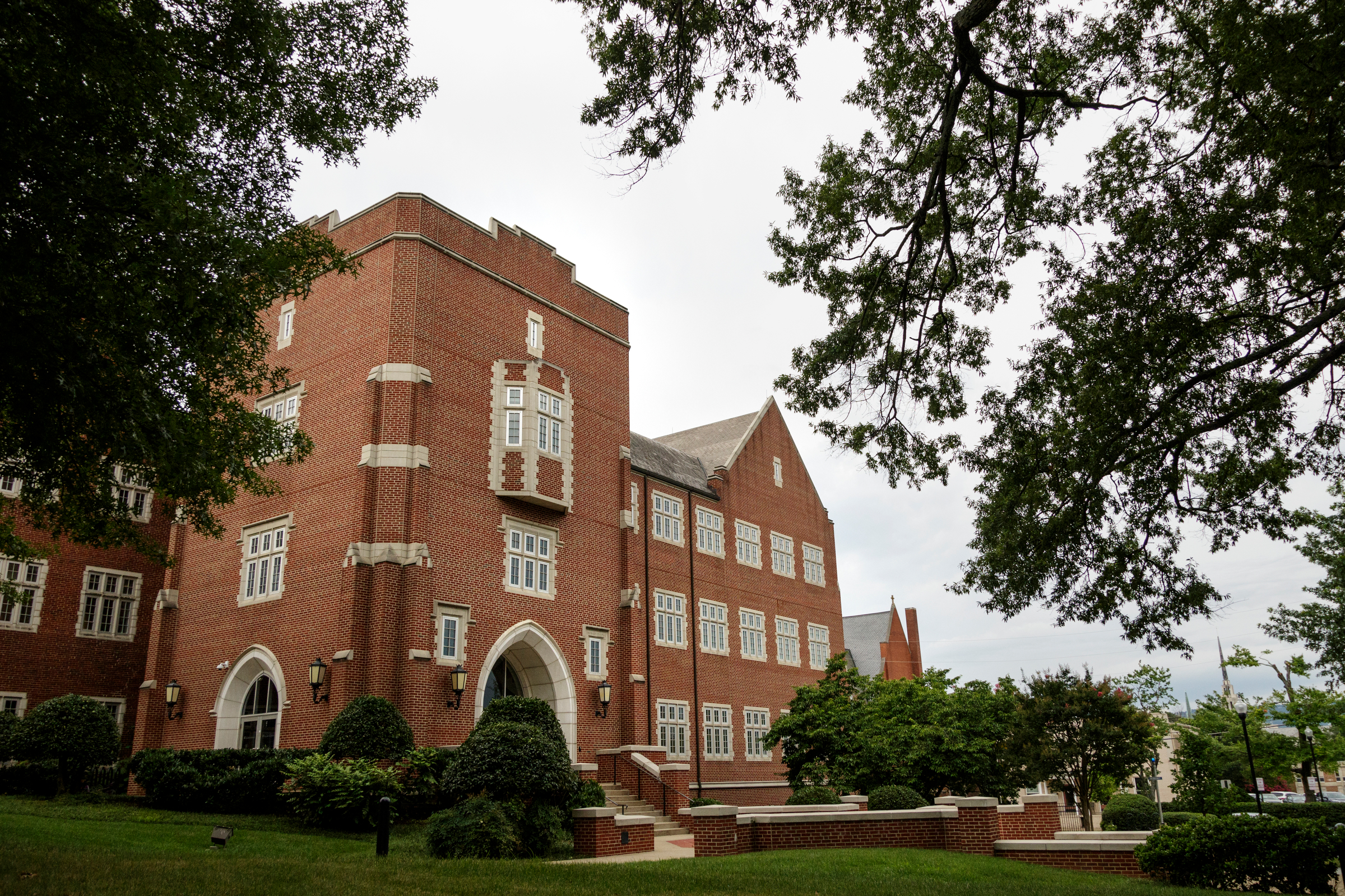 Fletcher Hall, which houses the newly renamed Gary W. Rollins College of Business, is seen on the campus of the University of Tennessee at Chattanooga on Friday, June 22, 2018, in Chattanooga, Tenn. The college was renamed from the UTC College of Business following an historic $40 million donation, the largest in the university's history, by Gary W. Rollins and Kathleen Rollins.