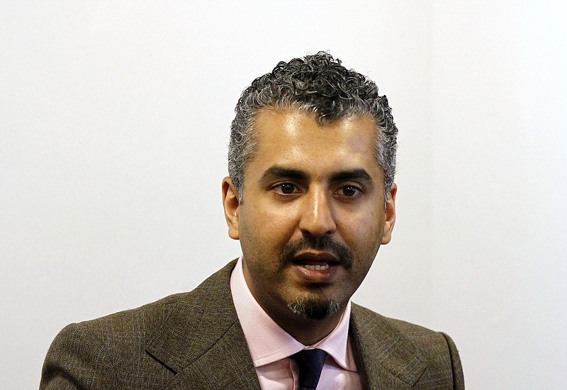 Maajid Nawaz, executive director of the Quilliam Foundation and formerly with the international Islamist Party Hizb ut-Tahrir, speaks to the media during a news conference at the Summit Against Violent Extremism in Dublin, Ireland, in June 2011. (AP Photo/Peter Morrison)
