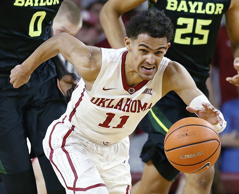The Atlanta Hawks ended up getting former University of Oklahoma point guard Trae Young in the NBA draft Thursday night after picking Luka Doncic at No. 3 overall but trading his rights to the Dallas Mavericks for Young and a pick in the 2019 draft.