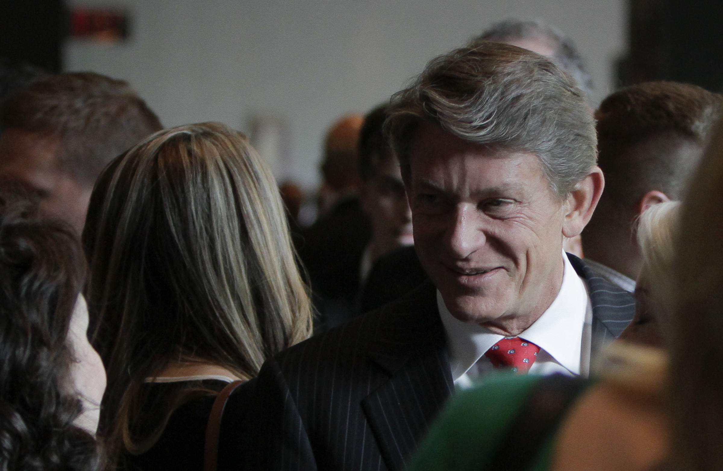 Gubernatorial candidate Randy Boyd mingles during the Hamilton County Republican Party's annual Lincoln Day Dinner at The Chattanoogan on Friday, April 27, 2018 in Chattanooga, Tenn.