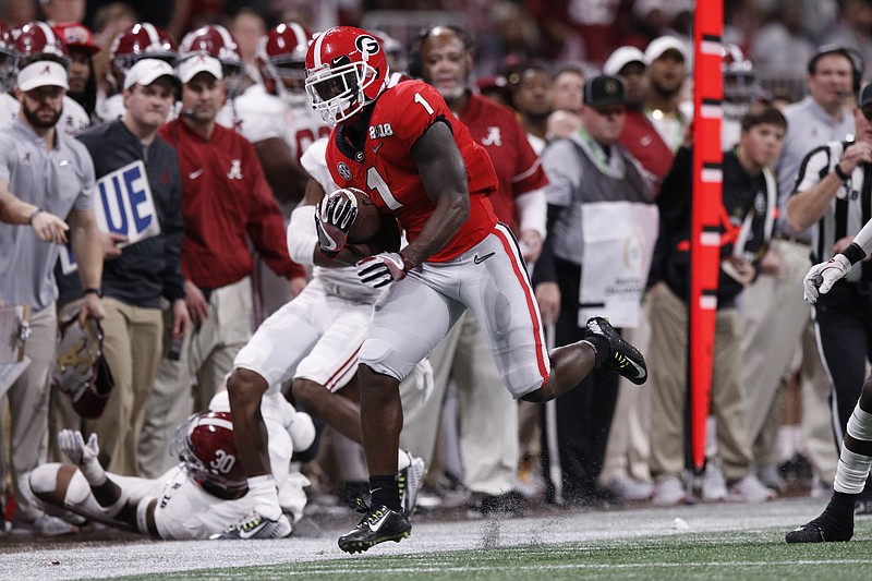 Running back Sony Michel and Georgia's runner-up finish in college football this past season helped the Bulldogs to a No. 8 ranking in the Learfield Directors' Cup standings for the 2017-18 year.