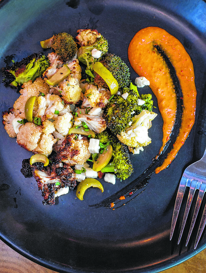 Roasted cauliflower and broccoli at The Foundry (Photo by Mark Gilliland)