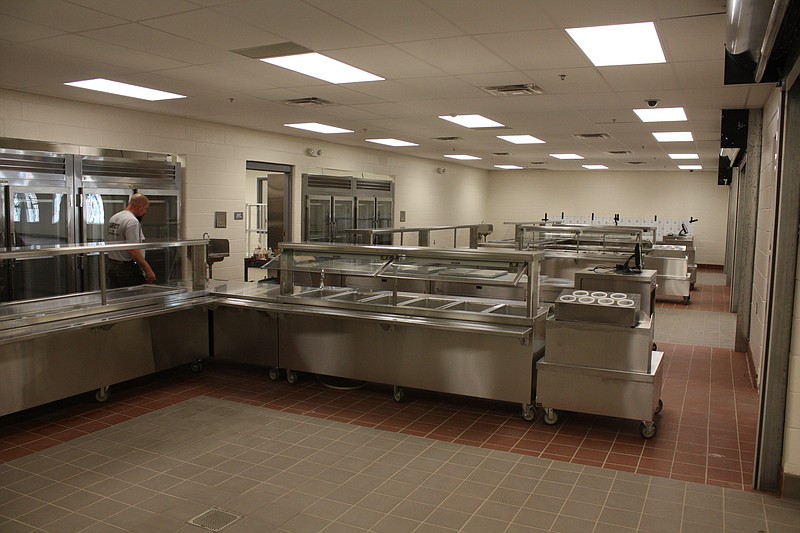 The kitchen of Ooltewah Elementary School's cafeteria is shown in this 2013 staff file photo.