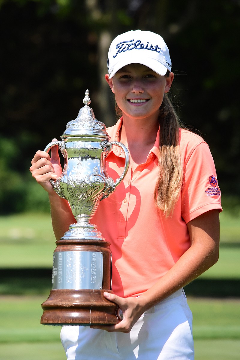 Manchester's Ashley Gilliam won her second Tennessee Girls' Junior Amateur title in record-smashing fashion.