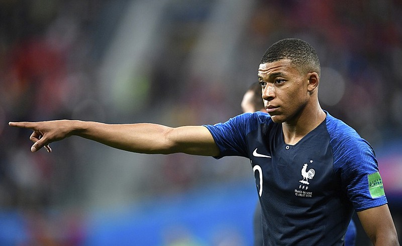 France forward Kylian Mbappe, 19, has three goals in his first World Cup and has a chance at a title Sunday when his team takes on Croatia in Moscow.