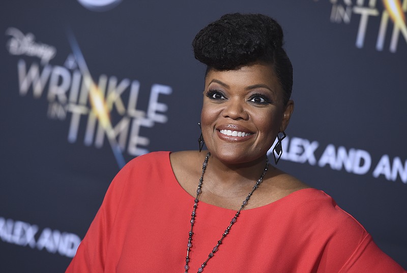 
              FILE - In this Feb. 26, 2018 file photo, Yvette Nicole Brown arrives at the world premiere of "A Wrinkle in Time" at the El Capitan Theatre in Los Angeles.   AMC announced Friday, July 13,  that Brown will be “interim guest host” of “The Walking Dead Season 9 Preview Special” on Aug. 5. Brown also will host “Talking Dead” on Aug. 12. (Photo by Jordan Strauss/Invision/AP, File)
            