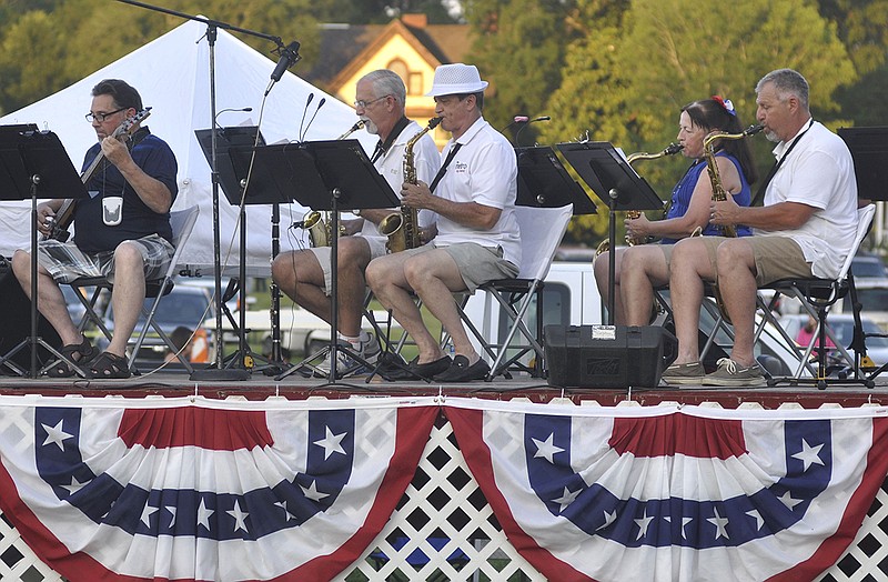 This is the seventh year that Tabernacle Big Band has donated their services to perform for Patriotism at The Post.