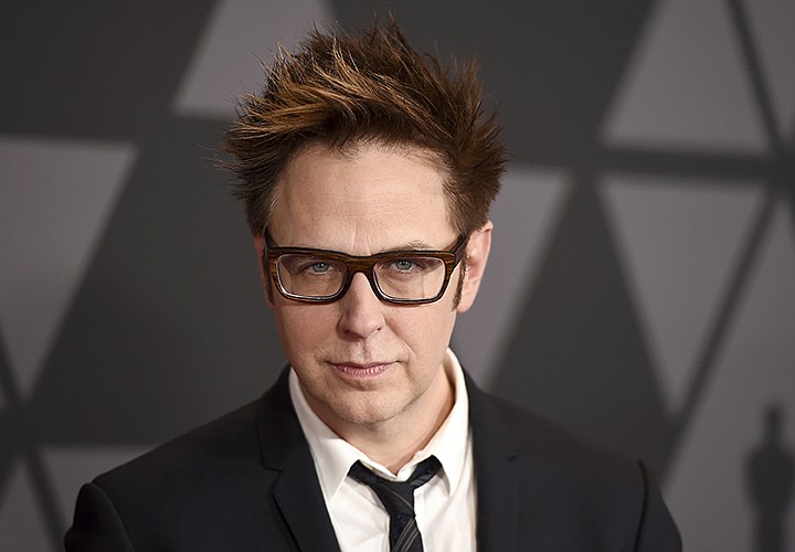 FILE - In this Nov. 11, 2017 file photo, filmmaker James Gunn arrives at the 9th annual Governors Awards in Los Angeles.