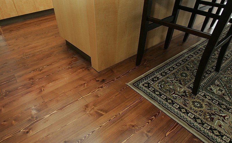 These hardwood floors are made of Siberian Larch.
