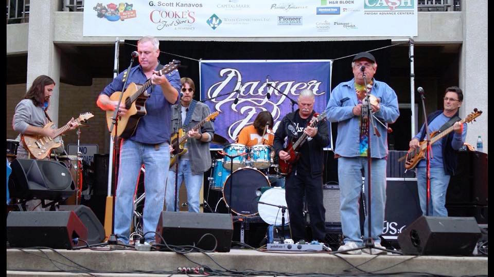 Dagger Blue, a Southern rock band from Cleveland, Tennessee, plays the River Jam at 7:30 p.m. Sunday. (Facebook.com photo)