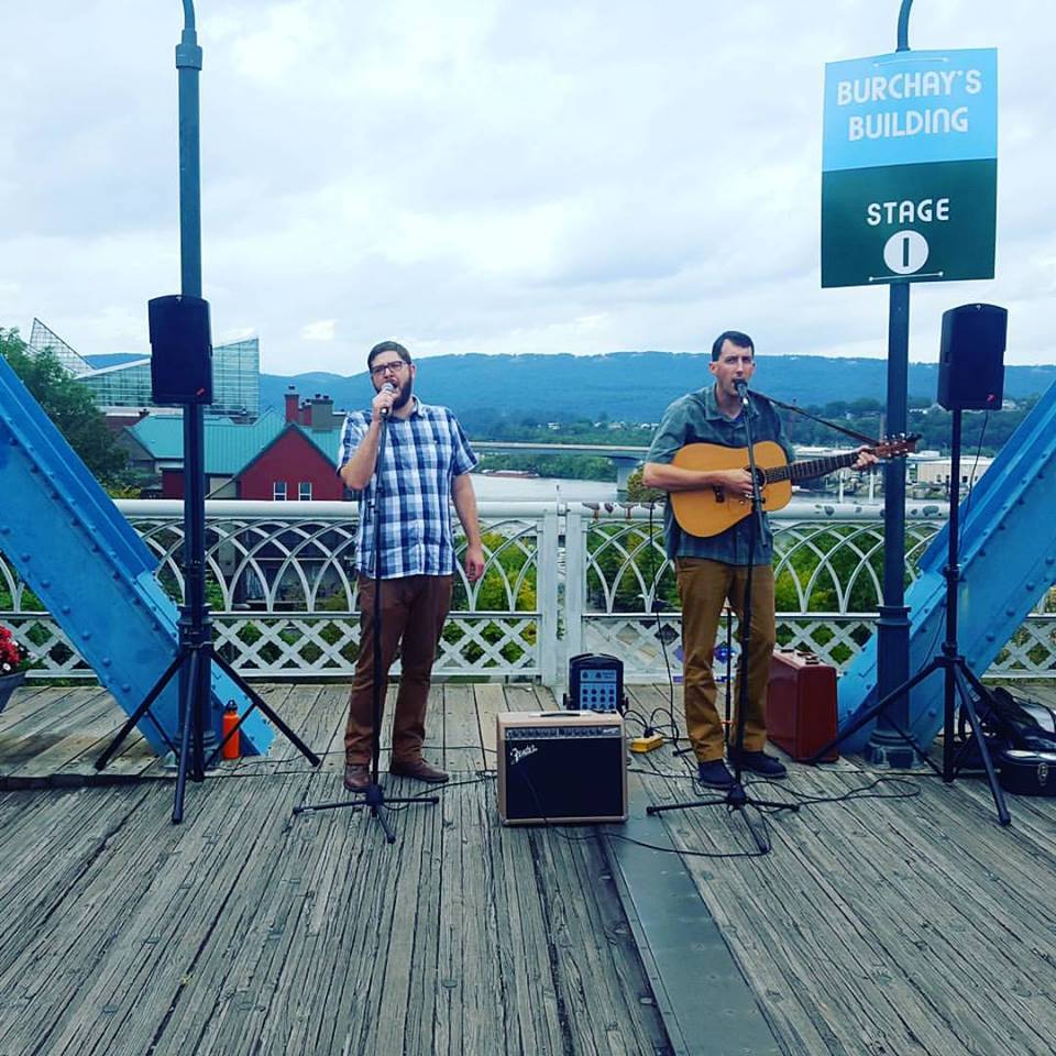 Scott Bruce and Ben Ezell are the Magic Birds, a local Americana duo. They will perform Saturday at 6:15 p.m. (Facebook.com Photo)