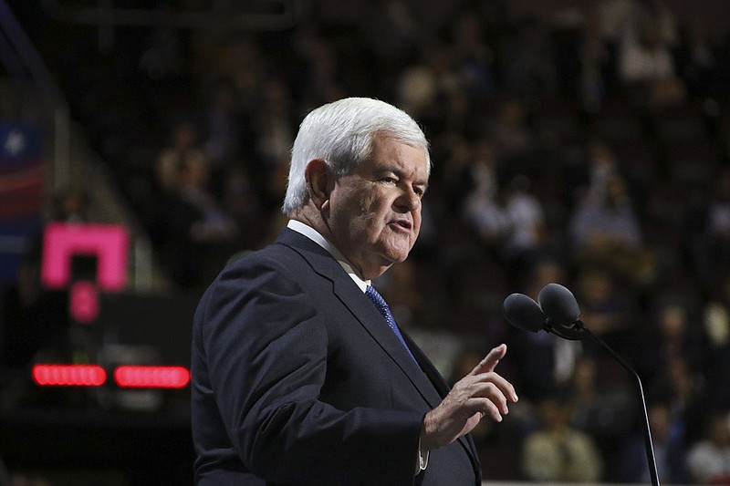 Newt Gingrich, a close, informal adviser to President Donald Trump, recently talked with Washington Post columnist David Ignatius about the challenges of working with the president on foreign affairs issues. (Chang W. Lee/The New York Times)