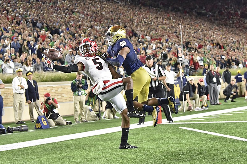 Terry Godwin's one-handed touchdown catch in last September's 20-19 win at Notre Dame helped springboard Georgia to a memorable season that included its first Southeastern Conference championship in 12 years.