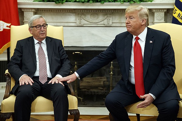 Trump, European Union leaders pull back from trade war | Chattanooga ...