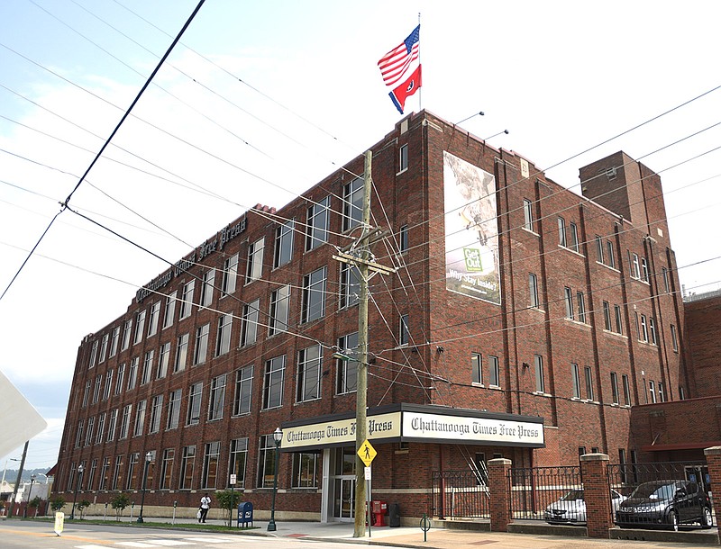 The Times Free Press building is more than 90 years old. It was Davenport Hosiery Mills before it became a newspaper office. Visitors can stop in a small museum near the lobby that contains artifacts from more than 100 years of publishing.