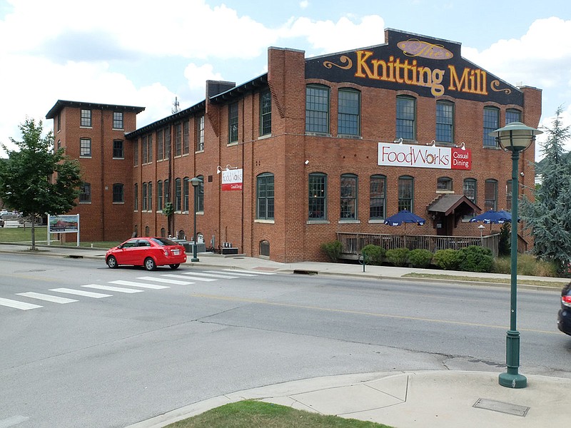 The century-old Knitting Mill, at 205 Manufacturer's Rd., has been redone into a mixed-use site.