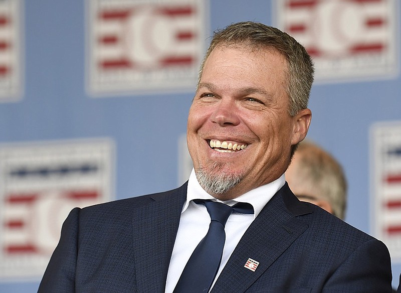 Chipper Jones was inducted into the Baseball Hall of Fame on Sunday in Cooperstown, New York.