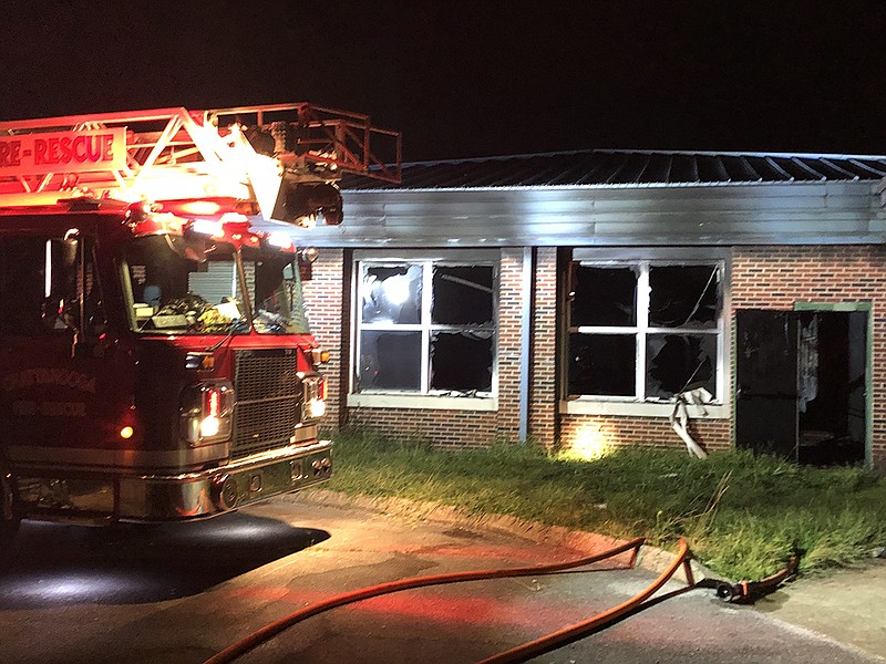 Chattanooga firefighters responded to a reported fire at the old E. Brainerd Elementary School on E. Brainerd Road.