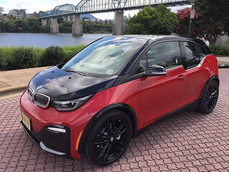 Staff Photo by Mark Kennedy /
The 2018 BMW i3S attracted plenty of attention around Chattanooga.
