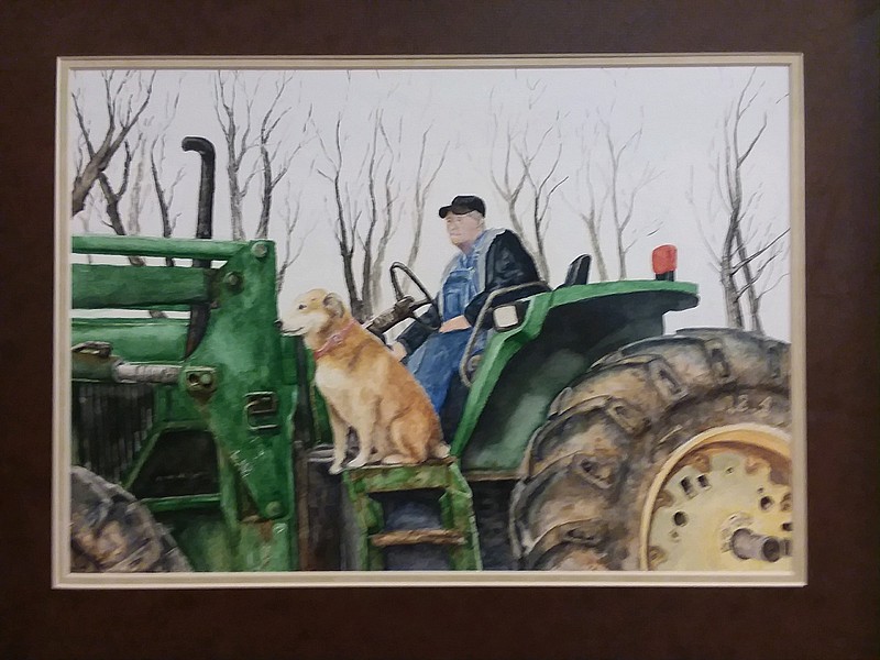 
One of the 42 pieces of art in "Rural Life Reflections" exhibit in Athens, Tennessee. / Community Artist League Contributed Image
