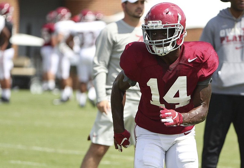 Alabama redshirt junior safety Deionte Thompson is the veteran of a secondary that lost six players off last season's team.
