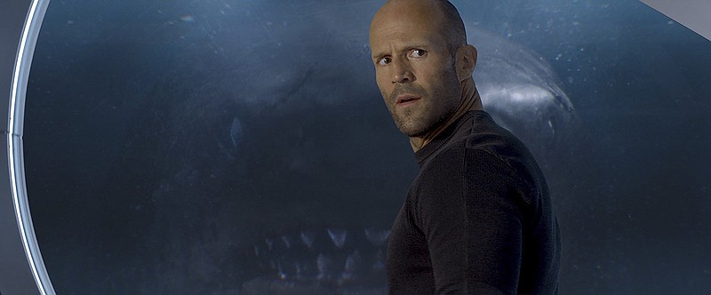 This image released by Warner Bros. Entertainment shows Jason Statham in a scene from the film, "The Meg." (Warner Bros. Entertainment via AP)