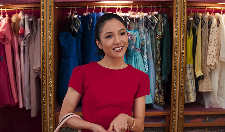 This image released by Warner Bros. Entertainment shows Constance Wu in a scene from "Crazy Rich Asians." (Warner Bros. Entertainment via AP)