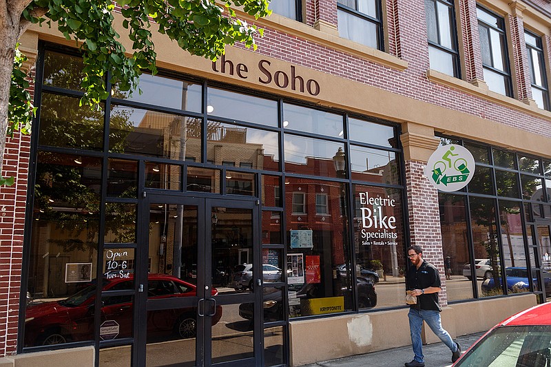 The Soho building at 45 East Main Street is seen on Thursday, Aug. 9, 2018, in Chattanooga, Tenn. 