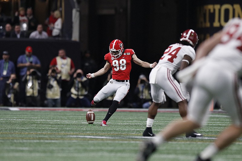 
Georgia redshirt junior kicker Rodrigo Blankenship. / Steffenie Burns/Georgia photo
