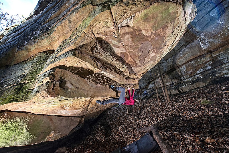 Ehrin Irvin climbs Hell's Kitchen boulders, sampling one of the newest publicly accessible bouldering areas in the region.