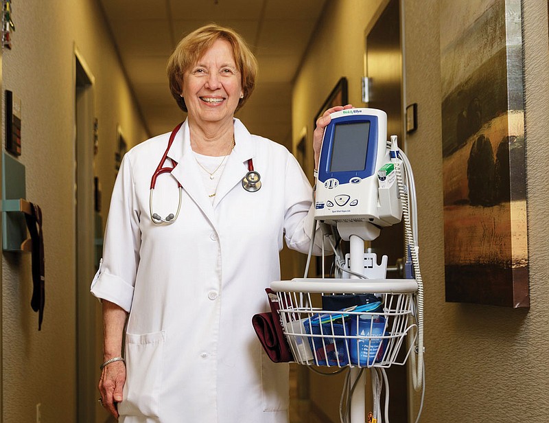 Family nurse practitioner Judy Buhrman is shown at Hixson CHI Memorial Community Health Center on Tuesday, July 24, 2018, in Chattanooga, Tenn.