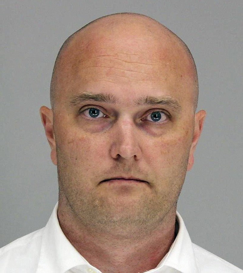 This booking photo provided by the Dallas County Sheriff's Department shows Roy Oliver, a former Balch Springs, Texas, police officer, who was convicted of murder for fatally shooting an unarmed, black teenager as he left a house party last year. Oliver was sentenced Wednesday, Aug. 29, 2018, to 15 years in prison. (Dallas County Sheriff's Department via AP)

