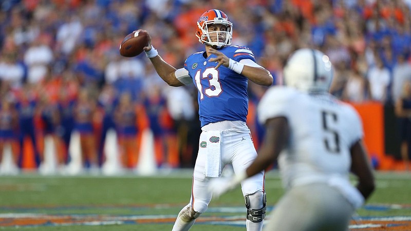 Florida quarterback Feleipe Franks threw for five first-half touchdowns during last Saturday's obliteration of Charleston Southern.