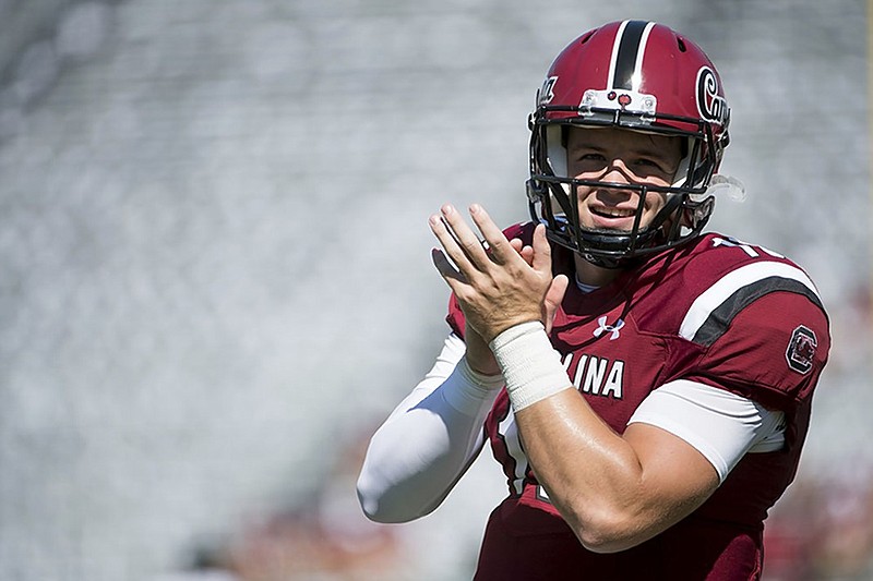 South Carolina quarterback Jake Bentley and the Gamecocks will welcome third-ranked Georgia today.