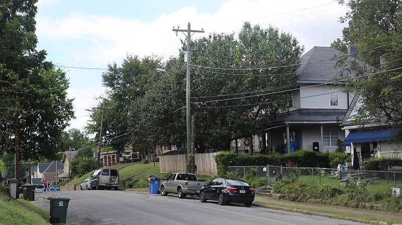 A house in the 1900 block of Chamberlain Avenue is one of the many that were tested for lead contaminants in Chattanooga, Tennessee. Several neighborhoods in Chattanooga were added to a list of the United States' most toxic places, which is expected to bring in additional funding for cleanup. The location was photographed Tuesday, Sept. 11, 2018.