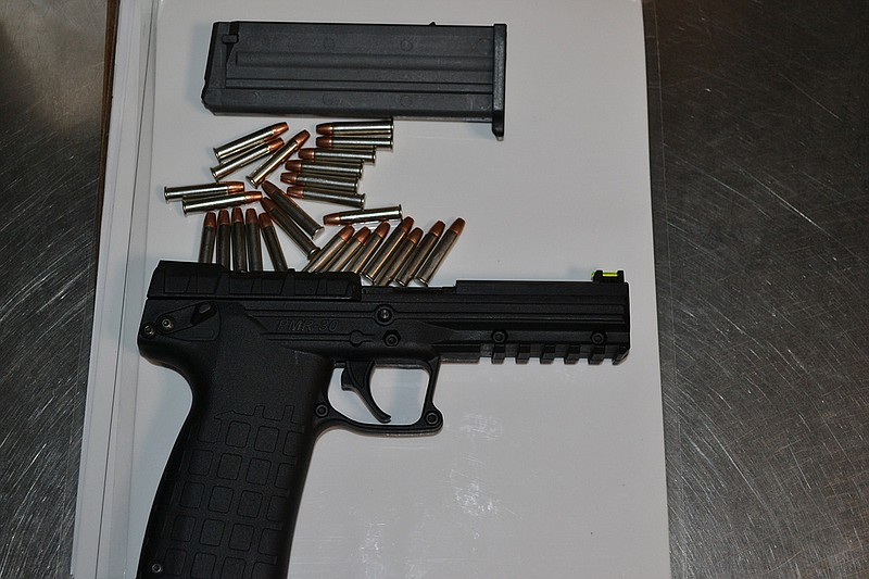 A loaded .22-caliber handgun was discovered in a passenger's carry-on bag Thursday morning, Sept. 13, 2018, at the Chattanooga Metropolitan Airport. (Photo from Transportation Security Administration)