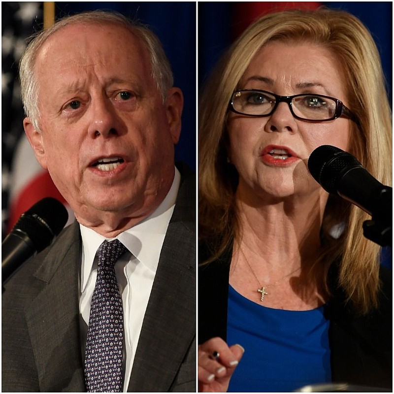Phil Bredesen, left, and Marsha Blackburn are shown in this composite photo.