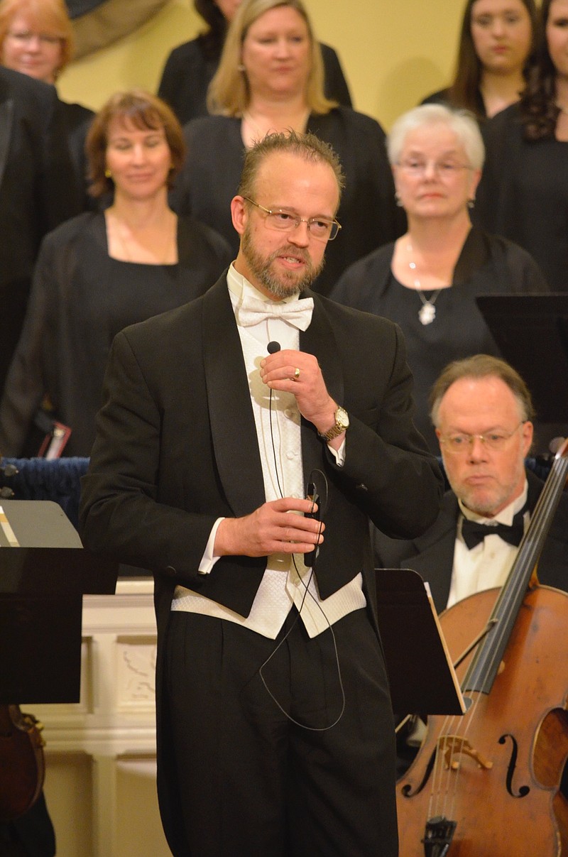 Darrin Hassevoort, foreground, will direct "A Jubilant Song" presented by Choral Arts of Chattanooga. (Choral Arts contributed photo)
