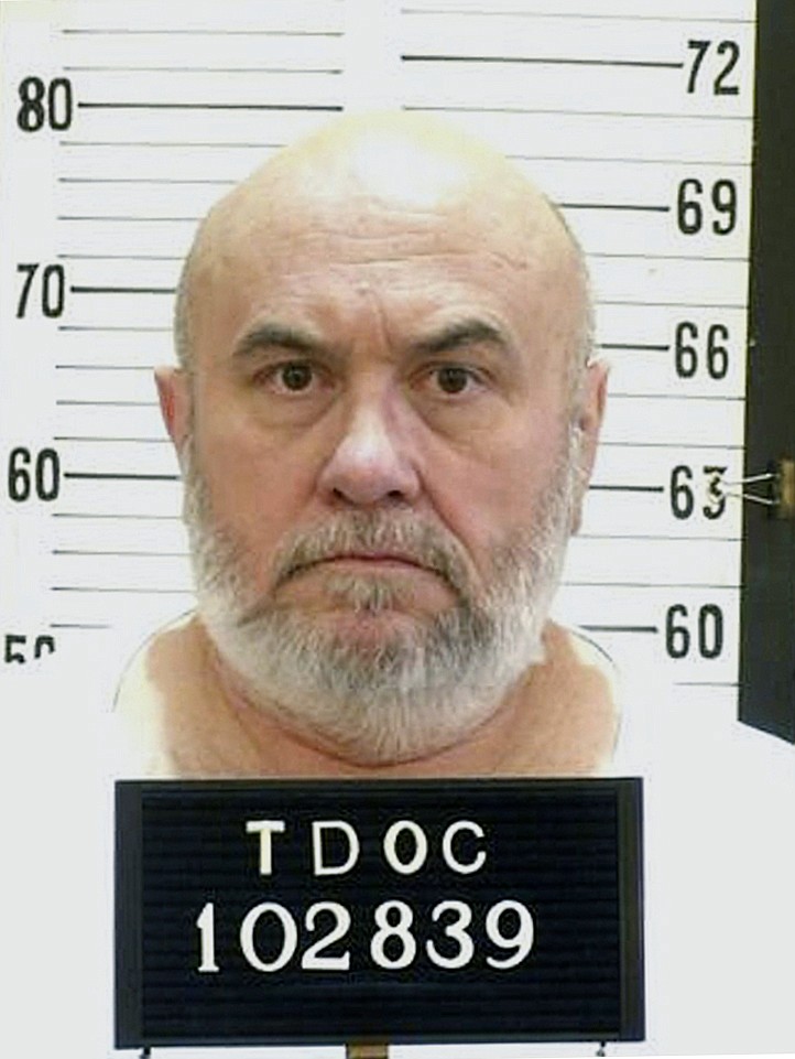 This undated photo released by the Tennessee Department of Corrections, shows death row inmate Edmund Zagorski in Tenn. An attorney for Zagorski says his choice of death by electrocution over lethal injection is not a ploy to buy time. Kelley Henry announced Zagorski's decision Monday night, Oct. 8, 2018. He's scheduled to be executed Thursday, Oct. 11. (Tennessee Department of Corrections via AP)