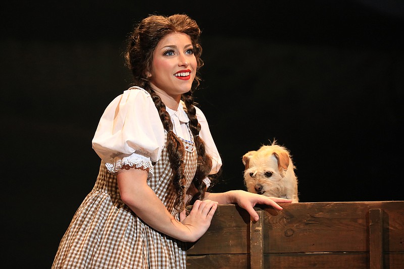 Kalie Kaimann stars as Dorothy Gale in the national tour of "The Wizard of Oz," which will be presented in three performances Friday and Saturday at the Tivoli Theatre. (AC Entertainment contributed photo)