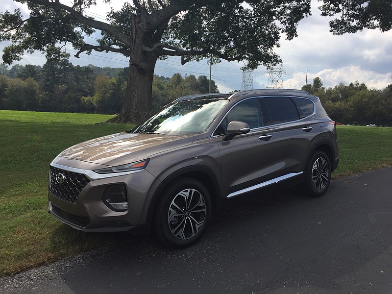 The 2019 Hyundai Santa Fe is a five-passenger SUV with contemporary styling.



