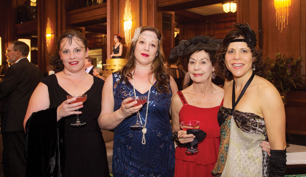 Mya Murphy, Julie Marquez, Marlene Denemark and June Weitz celebrate renovations at the Read House.