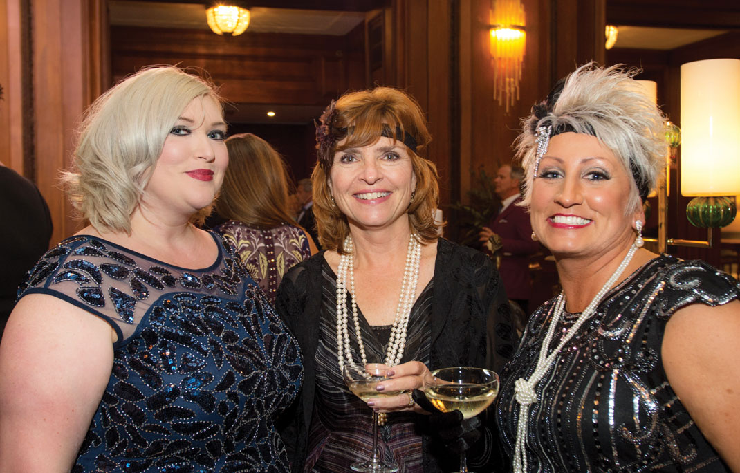 Michelle Gignilliat, Mary Berg and Lori Dodd celebrate at the Read House.