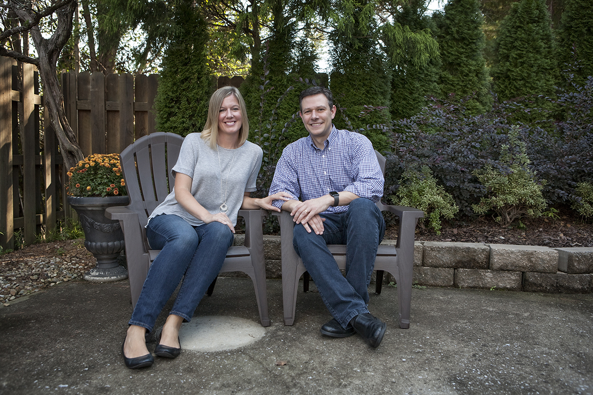 Heather and Steve Wright, originally from Buffalo, New York, and Northeast Ohio, respectively, came to Chattanooga to be close to family in the area.