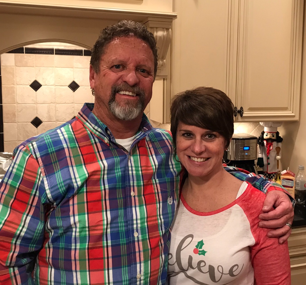 Del Ottinger stands alongside his daughter, Jenny.