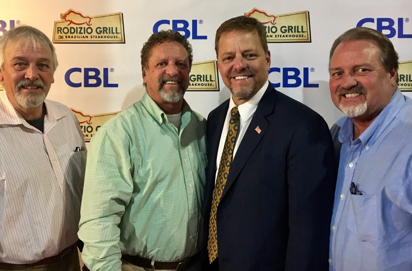 The four Ottinger brothers pose side by side. From left is Marty, Del, Curtis and Tim Ottinger.
