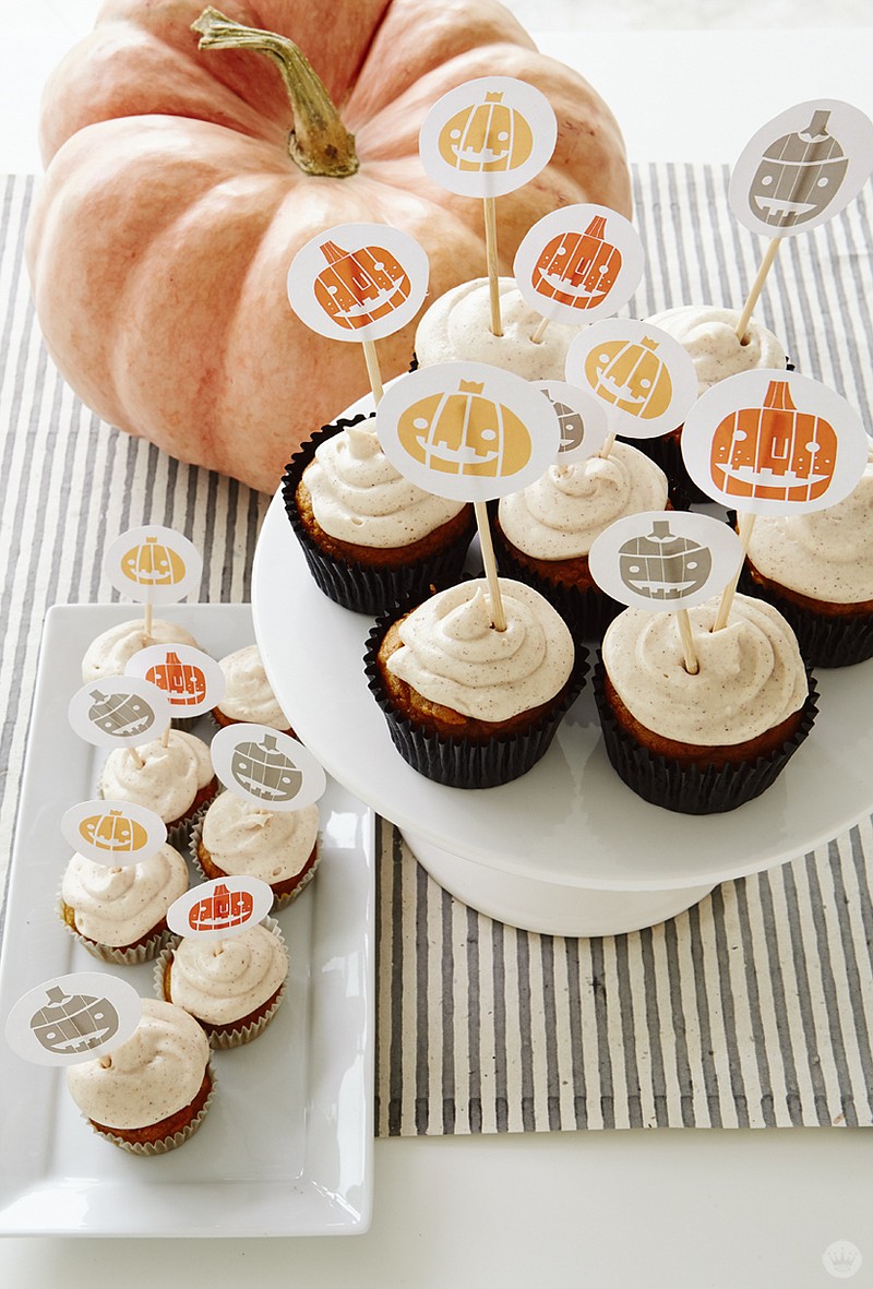 halloween cupcake tile toppers 